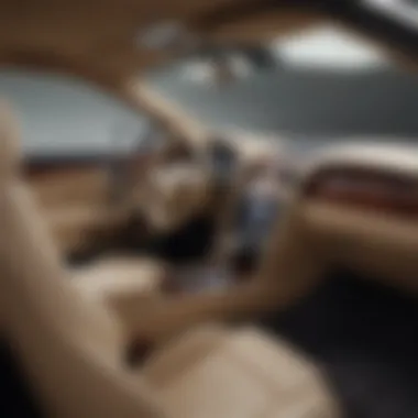 Interior view displaying the high-quality materials and sophisticated layout of the Bentley GT Convertible.