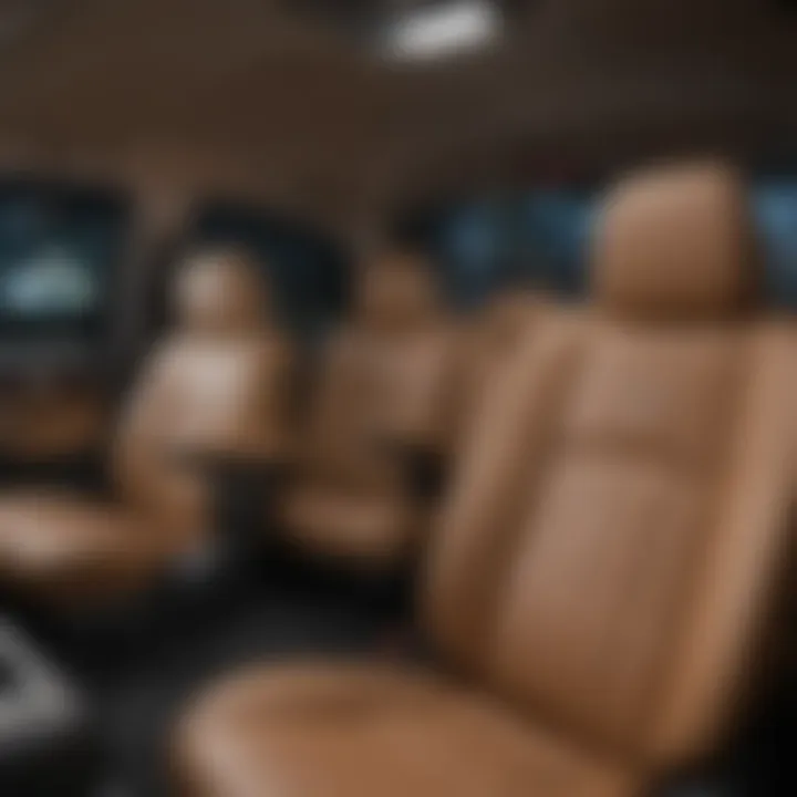 Third-row seating arrangement in Buick Enclave