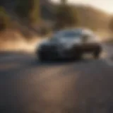 Dynamic WRX on a winding road showcasing agility