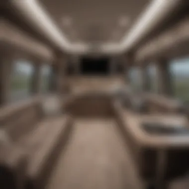 Interior layout of an Alliance RV highlighting space utilization