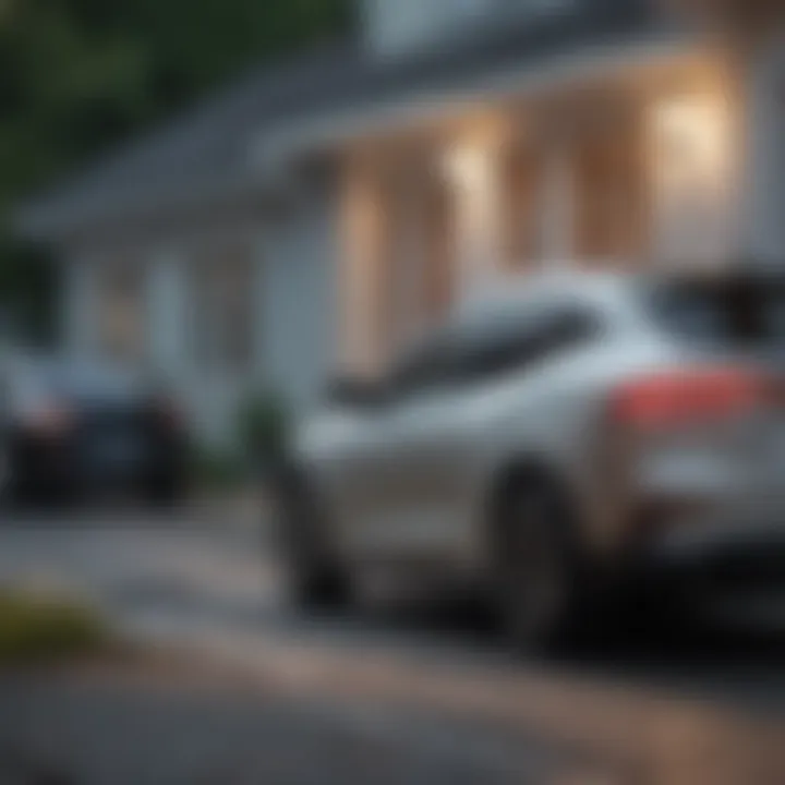 An infographic displaying the benefits of charging electric cars at home.