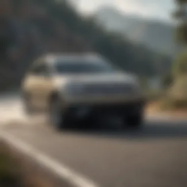 Volkswagen Atlas Driving Experience Volkswagen Atlas on a scenic road