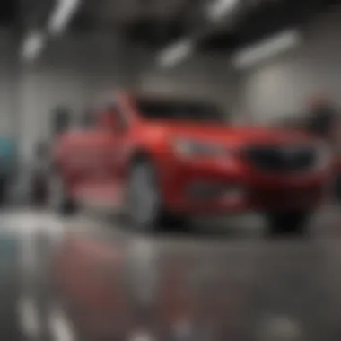 Showroom of AutoNation Buick GMC Park Meadows showcasing various vehicles