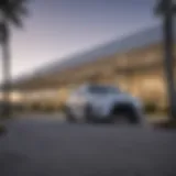 Exterior view of AutoNation Lexus Tampa Bay showcasing modern architecture