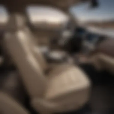 Interior view showcasing the Chevrolet Tahoe's spaciousness and technology