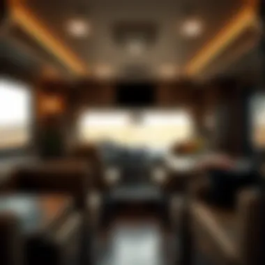 Innovative Interior Layout of Coachmen Nova 20RB Interior layout highlighting the utilization of space in the Coachmen Nova 20RB