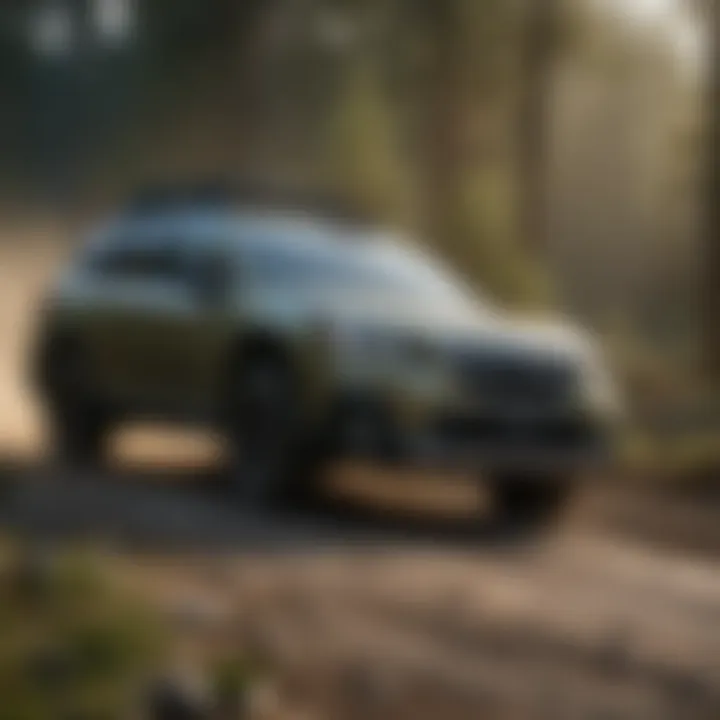 Subaru Outback in a rugged environment demonstrating its performance capabilities.