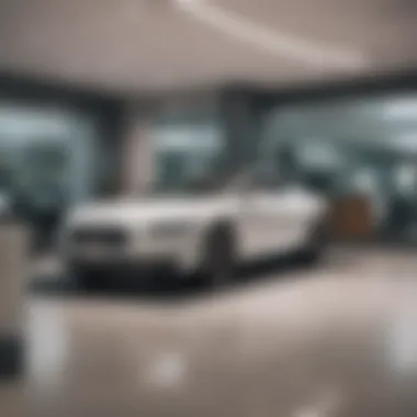 Modern Dealership Interior Interior of the dealership featuring modern amenities and product offerings