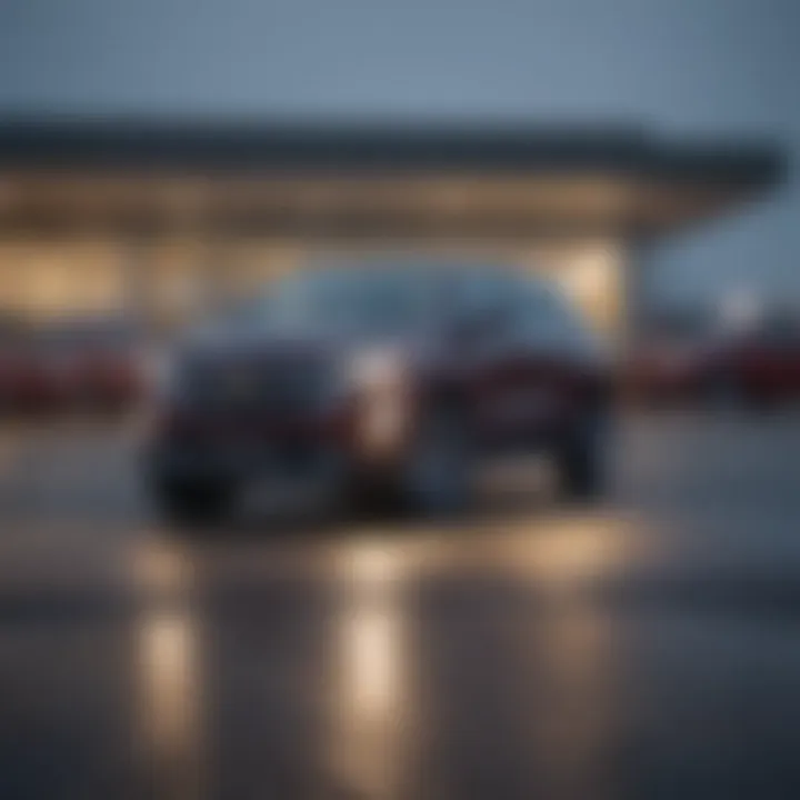 Chevrolet vehicles parked at a local dealership