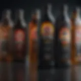 An assortment of high-quality motor oil bottles