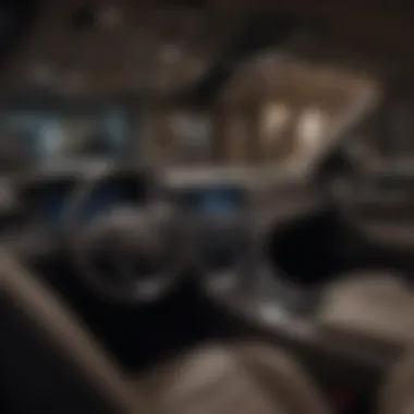 Luxury Interior of Hyundai Genesis Hyundai Genesis interior displaying luxury features