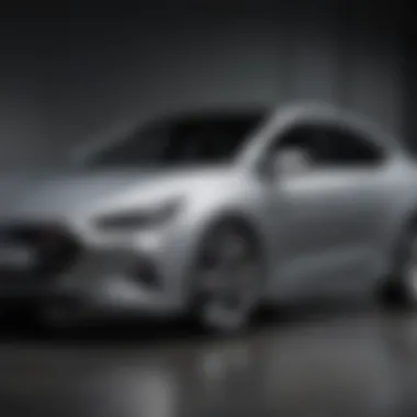 Technological Features in Elantra Hybrid Close-up of advanced technological features in the Elantra Hybrid