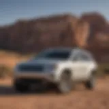 Scenic view of used Jeep Grand Cherokees in an Oklahoma dealership