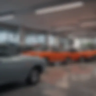 Interior view of Sames Used Cars dealership