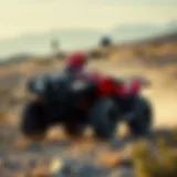 Honda Sport Utility ATV in a rugged landscape