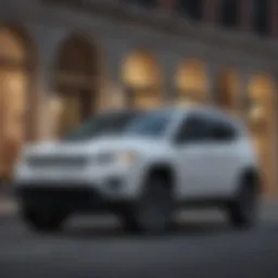 Exterior view showcasing the design of the 2014 Jeep Compass Sport