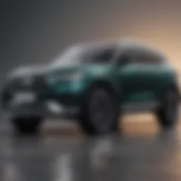 A sleek medium size SUV showcasing modern design