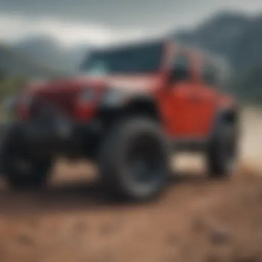 Jeep Wrangler showcasing off-road capabilities