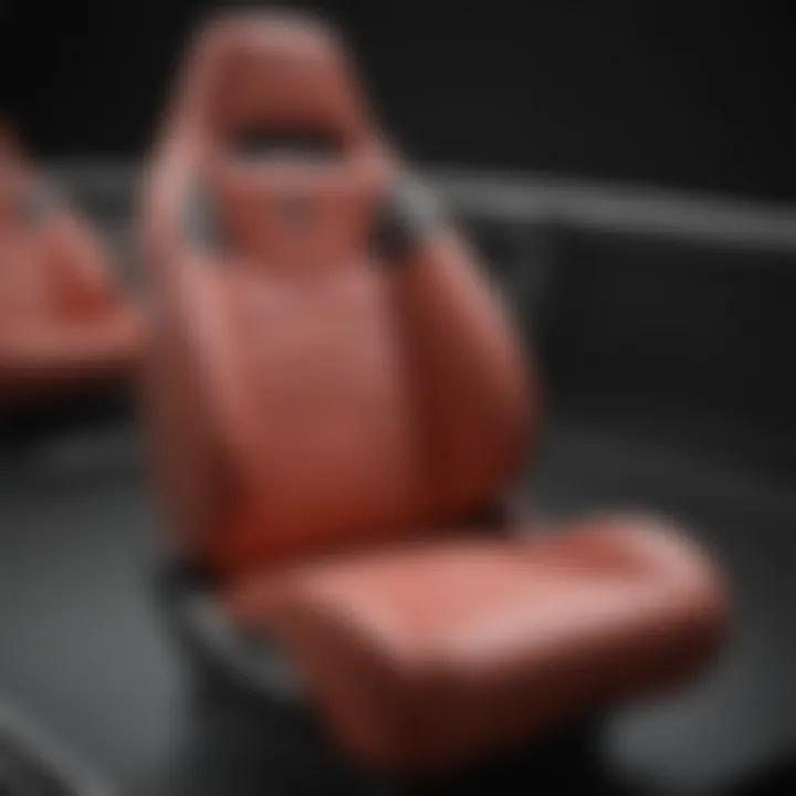 High-quality materials used in replacement seats for durability