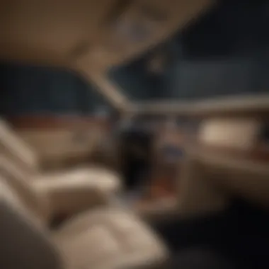 Interior layout highlighting luxurious features of the Silver Spirit