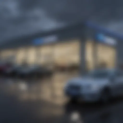 Exterior view of a Yakima Subaru dealership showcasing various models