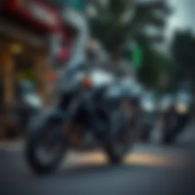 Yamaha motorcycles in urban settings, demonstrating their appeal
